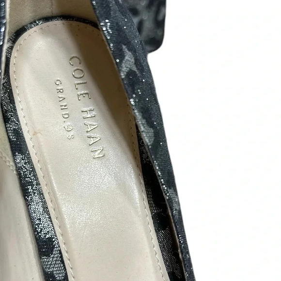 Cole Haan shoes women  8B zerogrande Alanna metallic animal print,Chunky block - Picture 7 of 15